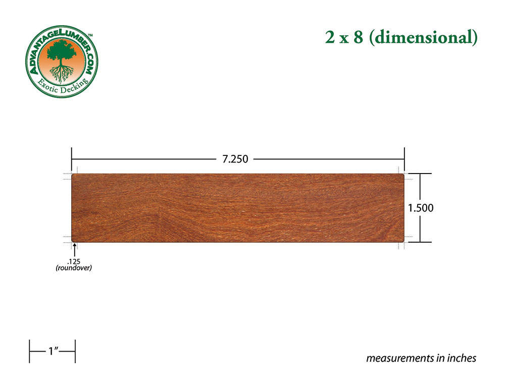 Cumaru 2x8