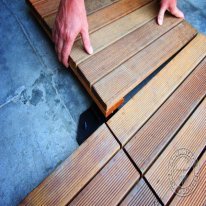 Decking Tiles are quick & easy to install.