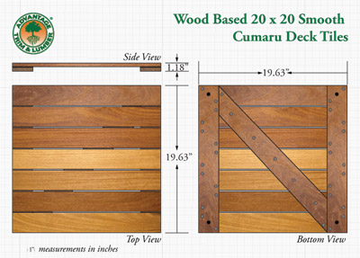 cumaru deck tile
