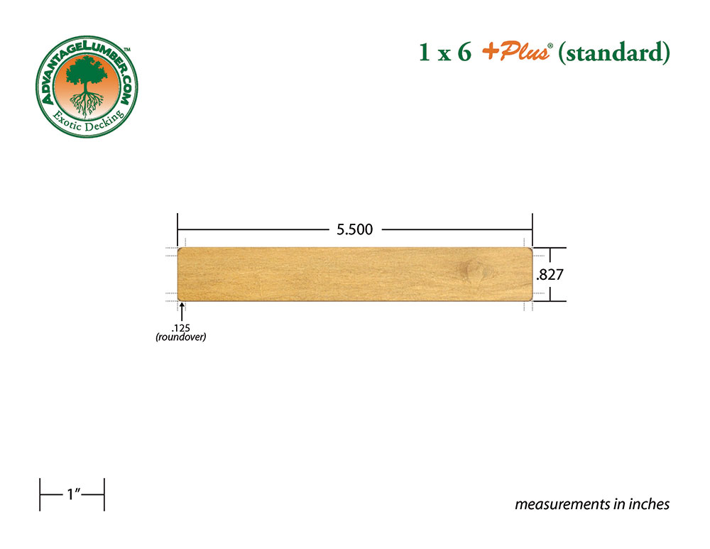 Garapa 1x6 Decking