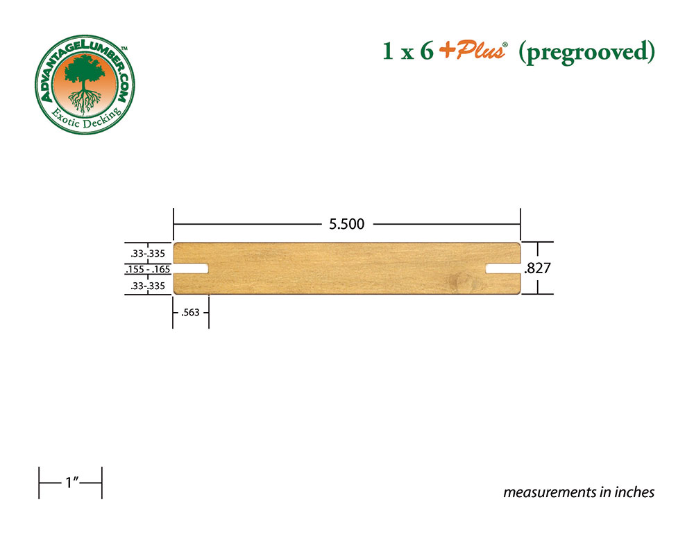 1X6 Garapa Decking