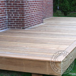 Ipe deck stairs
