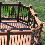 Ipe deck sitting area