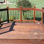 Ipe deck sitting area