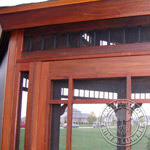 Ipe Gazebo door