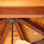 Ipe Gazebo Ceiling