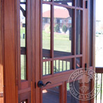 Ipe Gazebo Doors