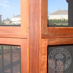 Ipe Screened Doors