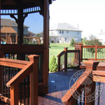 Ipe deck, stairs, and Gazebo