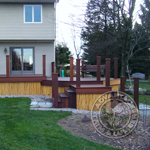 Ipe Deck with Bamboo Accensts