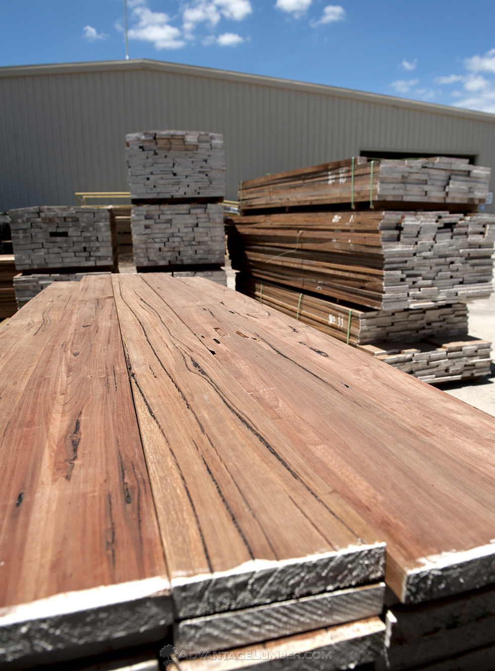We just received a large shipment of Pecky Bolivian Walnut lumber.