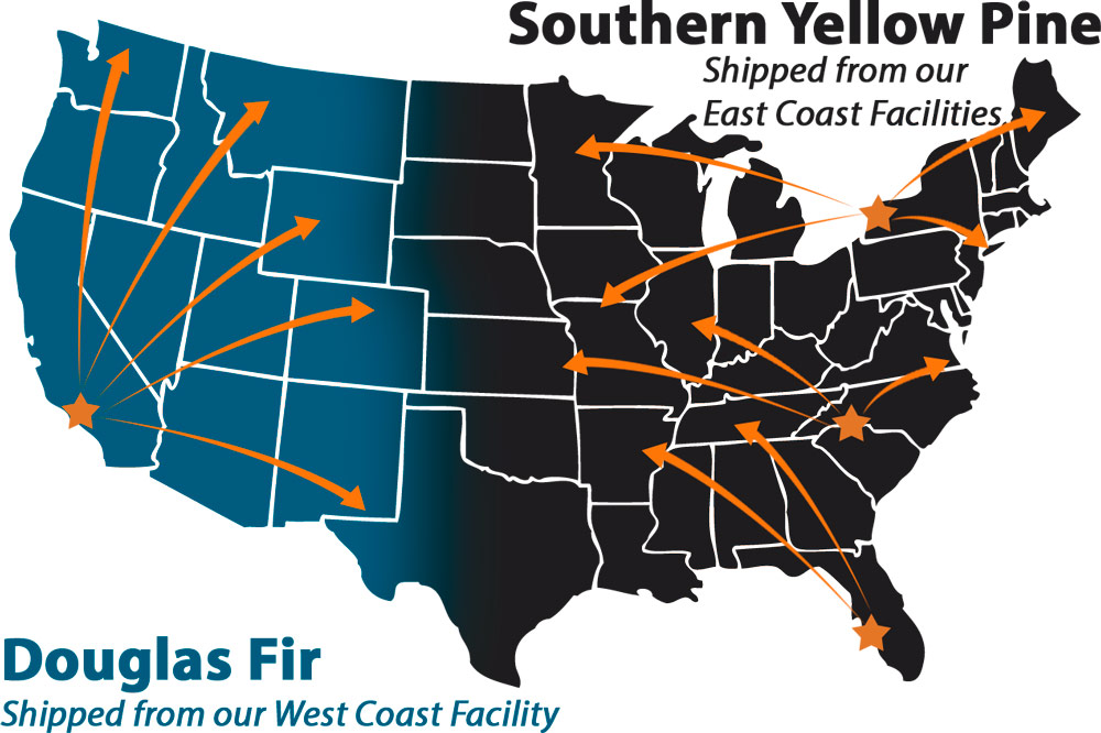 Pressure Treated Lumber Deck Framing