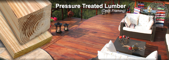 pressure treated lumber