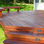 Beautiful Tigerwood Deck and Bench
