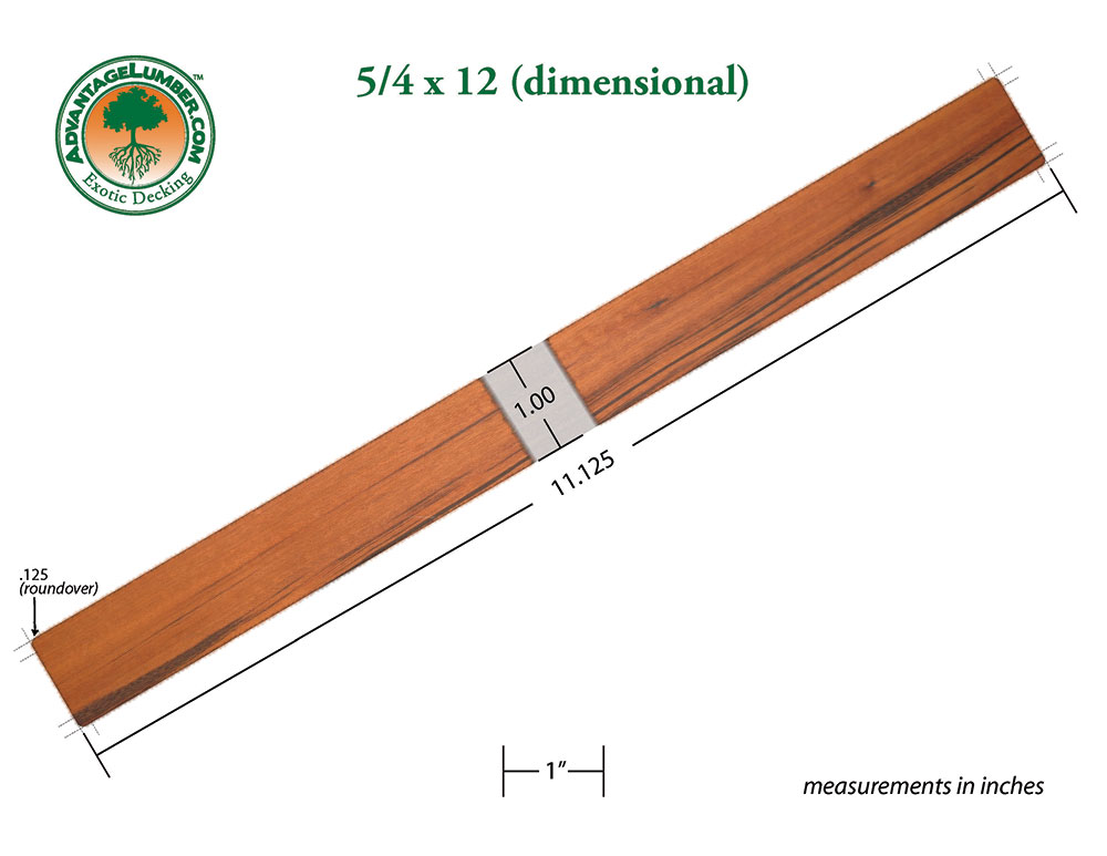 Tigerwood 5/4x12