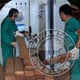 <strong>BRAZIL<br /> 12:30 pm</strong><br />Here are some mill workers feeding Ipe boards into a finishing machine.