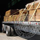 Lumber that is ready to be unloaded into our facility.