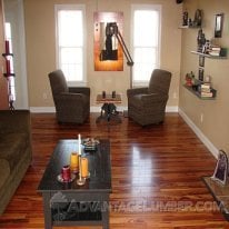 Tigerwood Hardwood Flooring After Picture