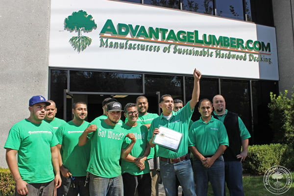 Our Entire staff at AdvantageLuimber.com in CA proud of having our grand opening and ready to welcome all of our customers