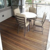 Sitting area with Cumaru Decking.