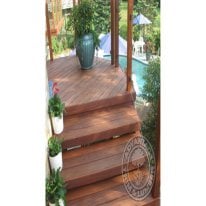 Cumaru decking makes great stairs that are long lasting.