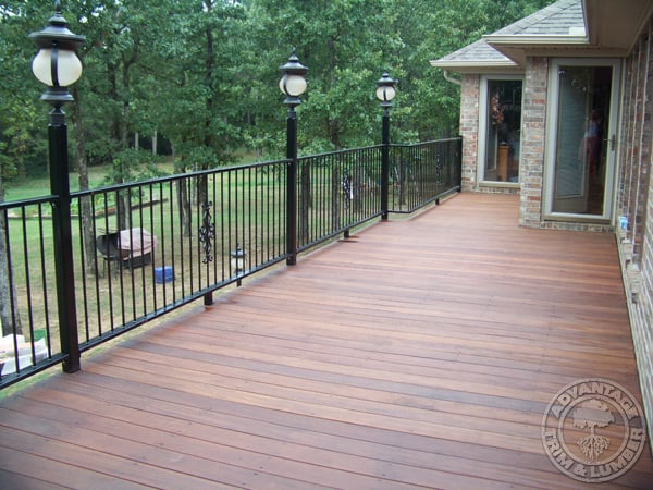 Cumaru Decking provides a reliable, easy entrance way to your home.