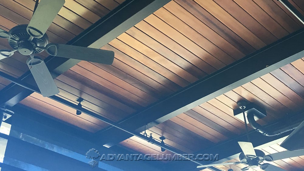 Cypress Wood Ceiling