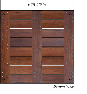 24x24 ipe deck tiles