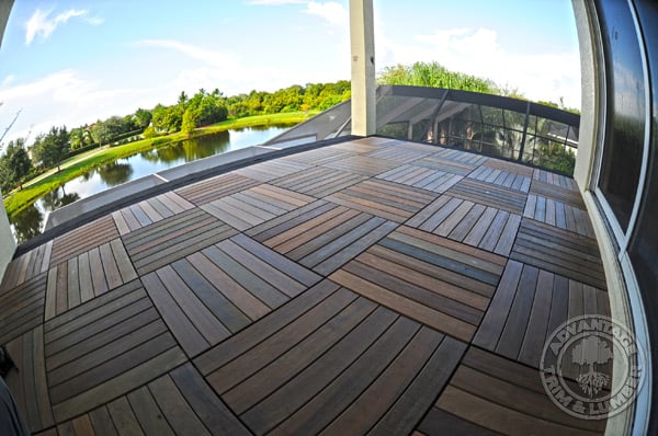Quickly transform your outdoor patio with our deck tiles!