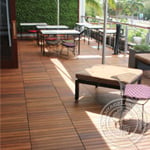 wooden deck tile
