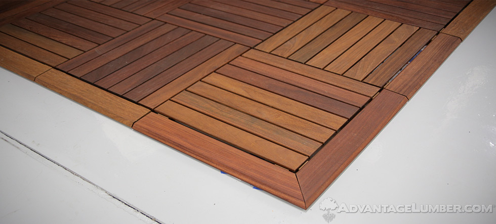 deck tile trim 20x20