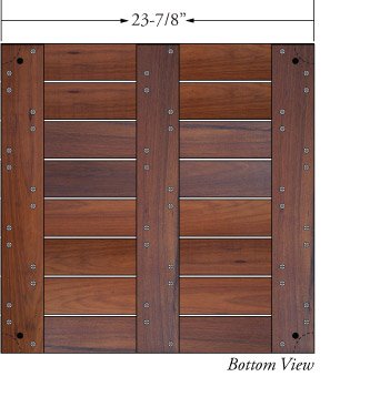24x24 ipe deck tiles