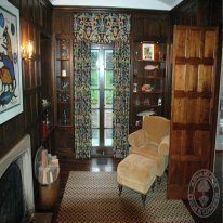 Beautiful room with Black Walnut.