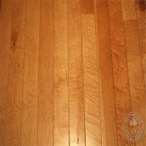 Another close-up of Bird's Eye Maple flooring.