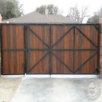 Barn doors and gates need to be solid and reliable. Our Ipe Decking was perfect for these barnyard applications.