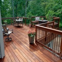 Ipe Deck railing.