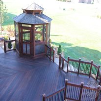 Ipe Deck and gazebo.