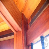 More Ipe Gazebo detail.