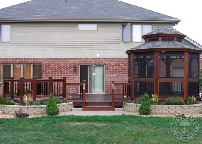 ipe deck and gazebo