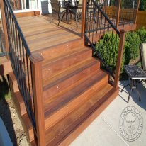 Ipe Deck Stairs.