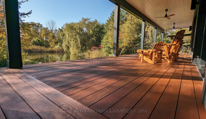Mahogany (Red Balau) Decking Red Balau Lumber Red Balau deck