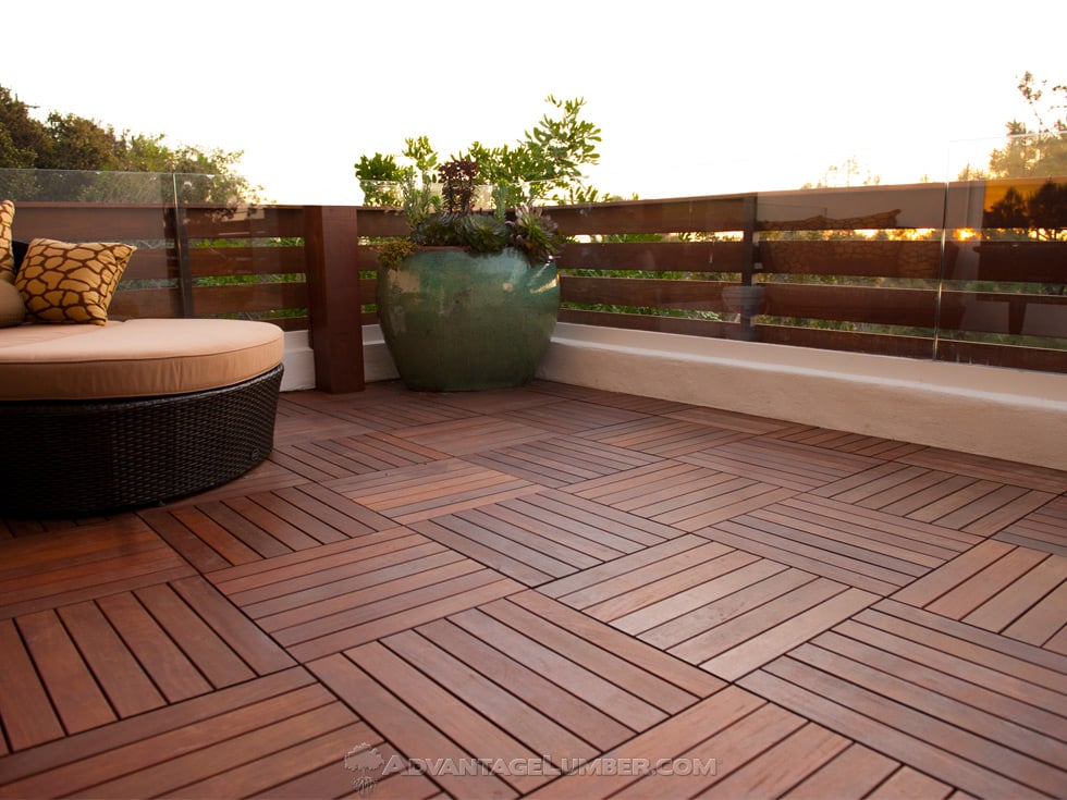 Deck Tiles Ipe Wood Deck Tiles