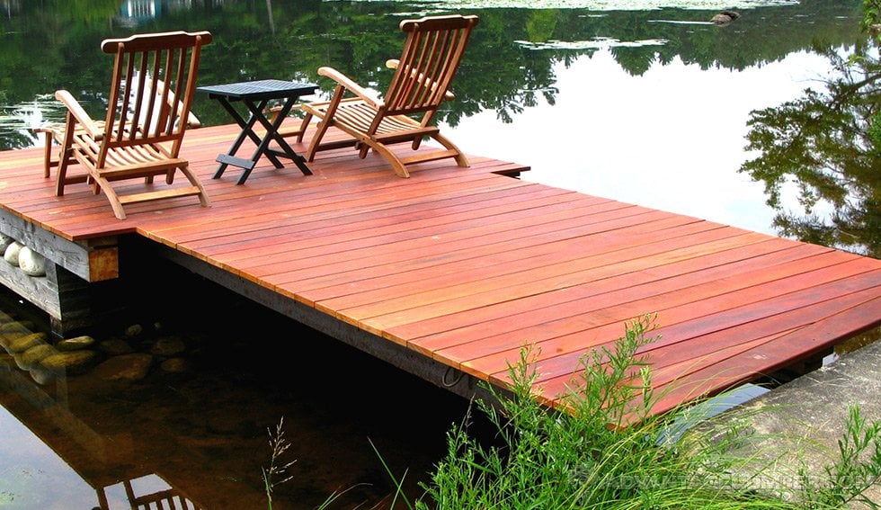 tigerwood dock