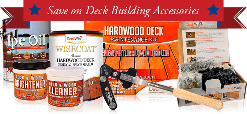 Save on Deck Building Accessories