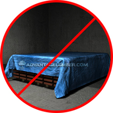 do not tarp decking