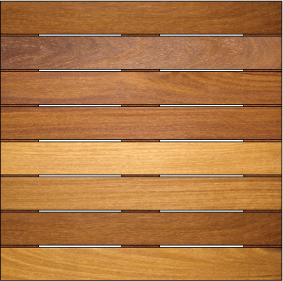 24x24 cumaru deck tile