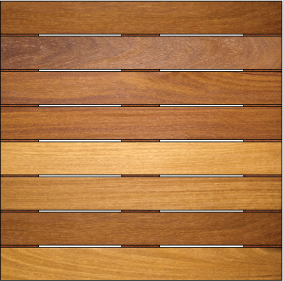 24x24 cumaru deck tile