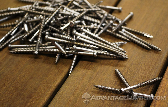finish head screws