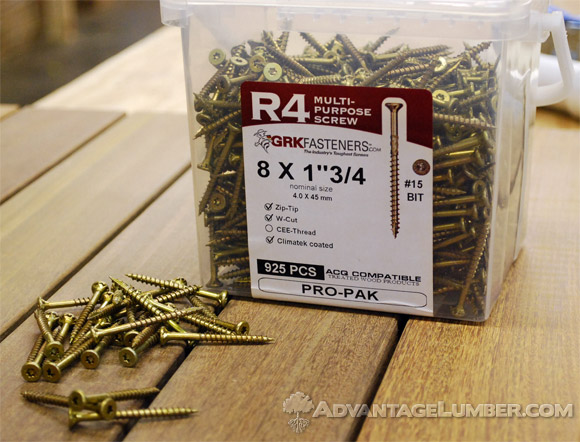 R4 pro pack screws