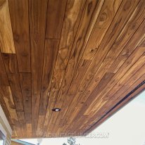 Character-Grade Teak Ceiling